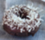 Coconut Devil's Food Donut