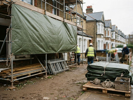 Construction Safety Using Heavy Duty Tarpaulins