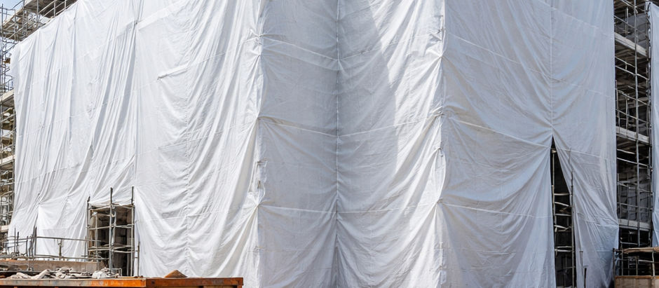 Tarpaulin for Construction and Debris Site Protection