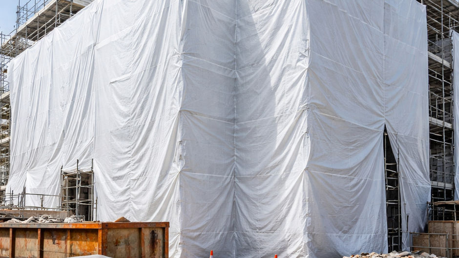 Tarpaulin for Construction and Debris Site Protection