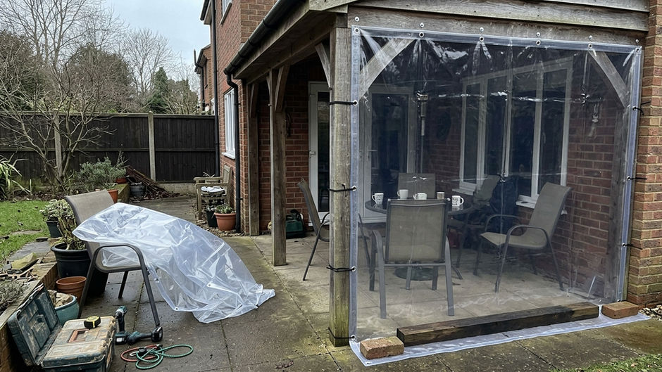clear tarp