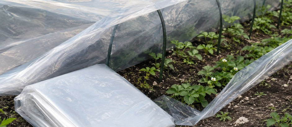 Grow Garden Plants Safely With Clear Tarpaulins
