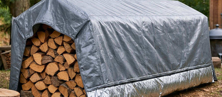 Keep Your Firewood Dry All Year With Tarpaulin