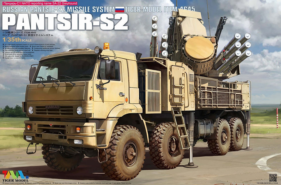Миниатюра: Tiger Model 4645 1:35 Российский ЗРПК Панцирь-С1 (С2)