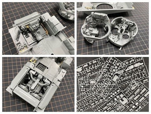 Миниатюра: *КОМБО* Интерьерный Шерман M4A3 76W HVSS (RFM RM-5042 1:35) + ТРАВЛЕНИЕ