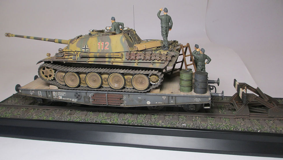 Миниатюра: Диорама "Тупик", авторская модель 1/35