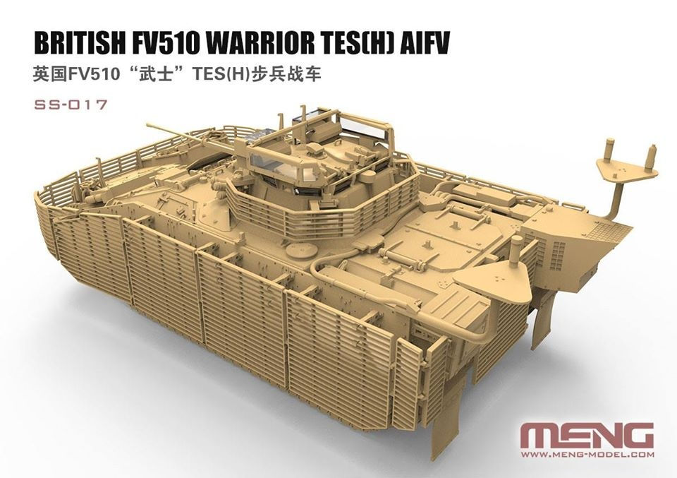 Миниатюра: Британская БМП Уорриор FV510 Warrior TES (H) - Meng Model SS-017 1/35