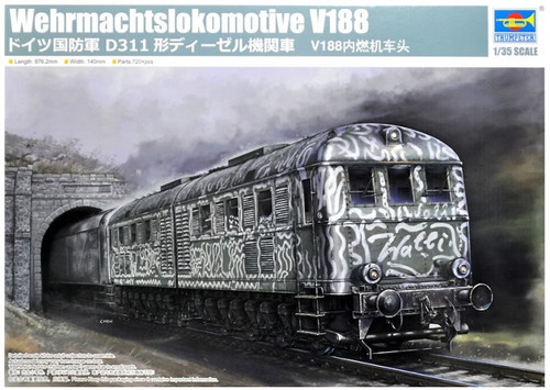 Trumpeter 00225 - 1:35 Wehrmachtslokomotive V188 - Neu