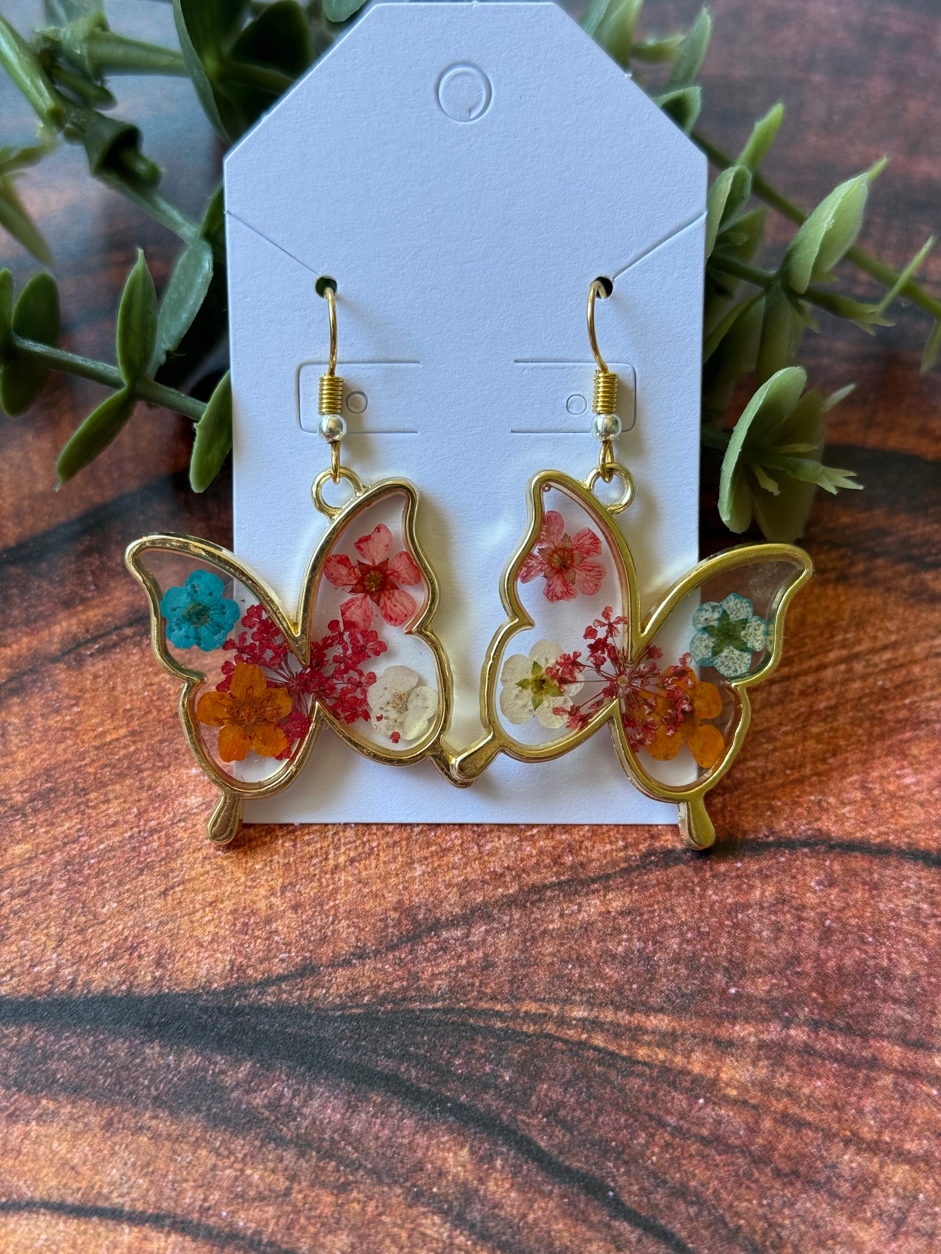 Pressed Flower Butterflies