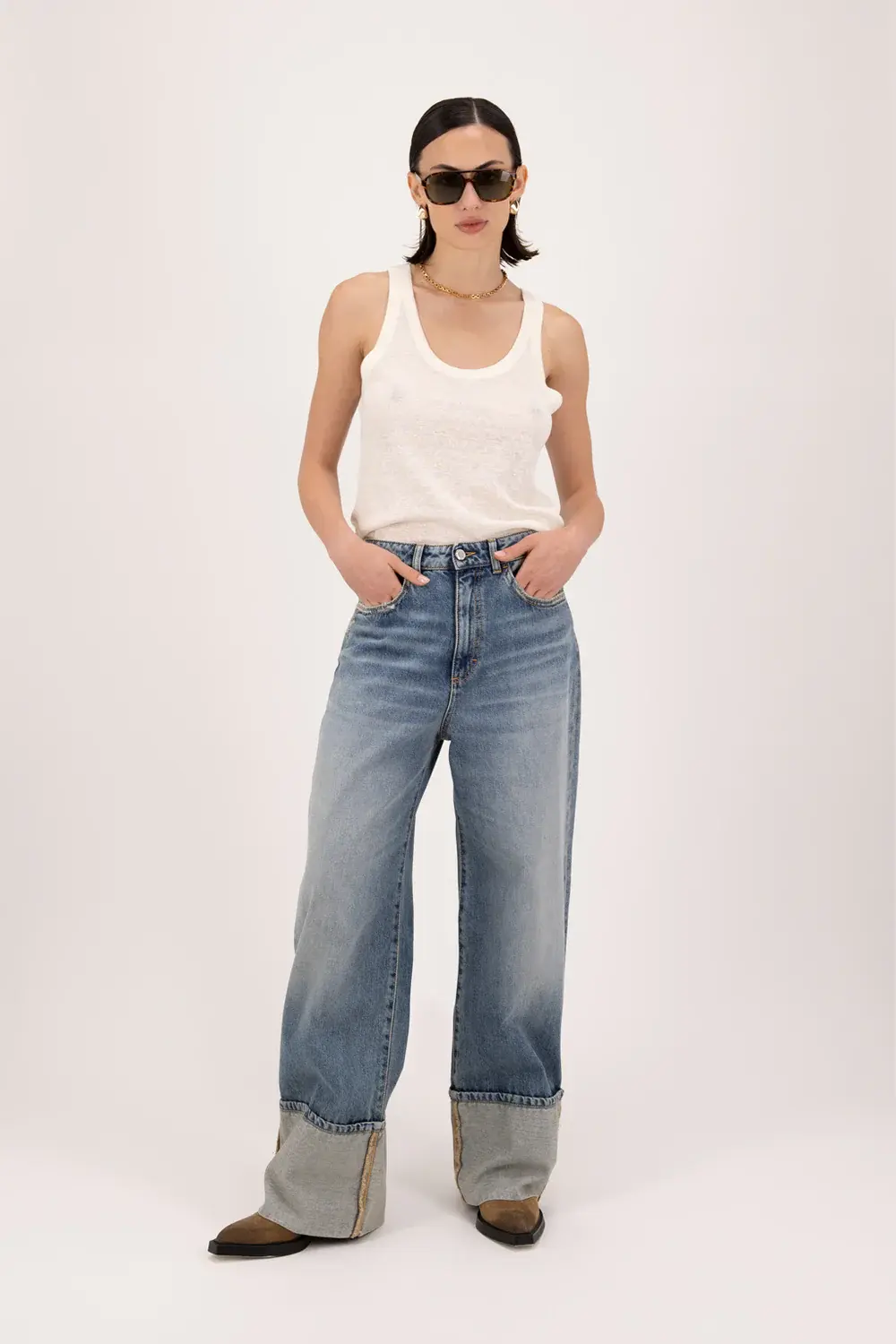 Kiki - Women's Wide Leg Jeans