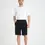 Thumbnail: Lightweight and Comfortable Double Leg Muslin Men's Shorts - Black