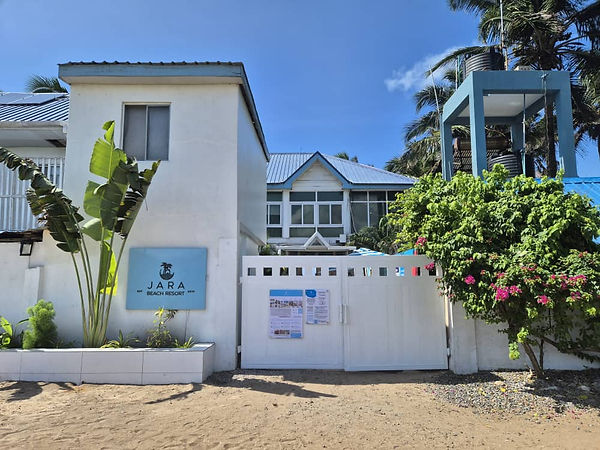 Jara Beach Resort Entrance