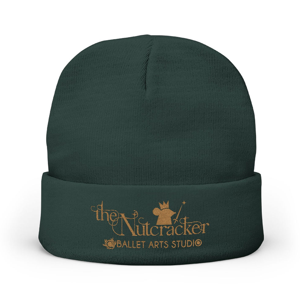 Thumbnail: Nutcracker 2025 BAS - Knit Beanie (Embroidery) 