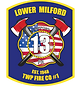 Lower Milford Fire logo shield