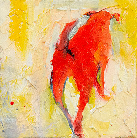 Thumbnail: Little Dogs- Unique Small Canvas