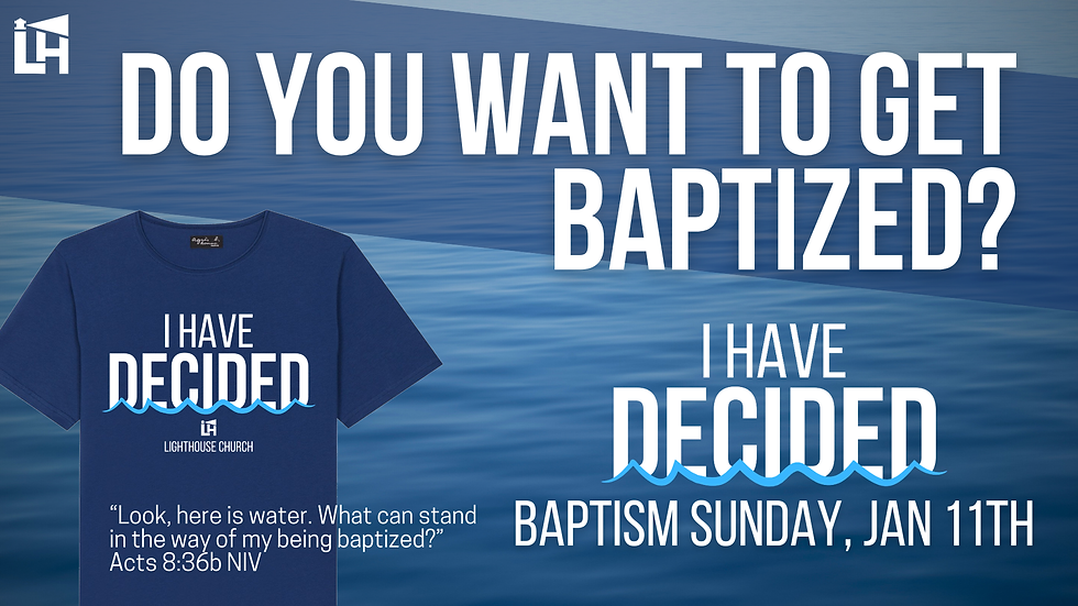 Baptism Sunday