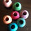 Thumbnail: Colour Wooden Large Hole Beads x 10