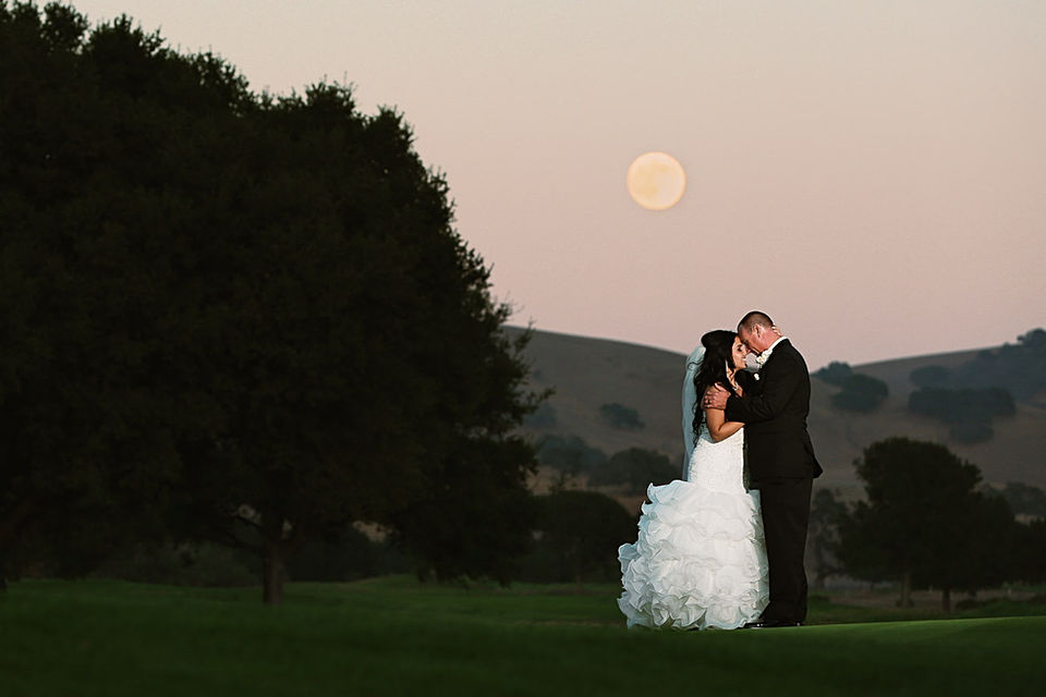 Wedding under the super moon