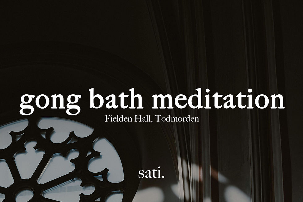 Gong Bath Meditation - Todmorden
