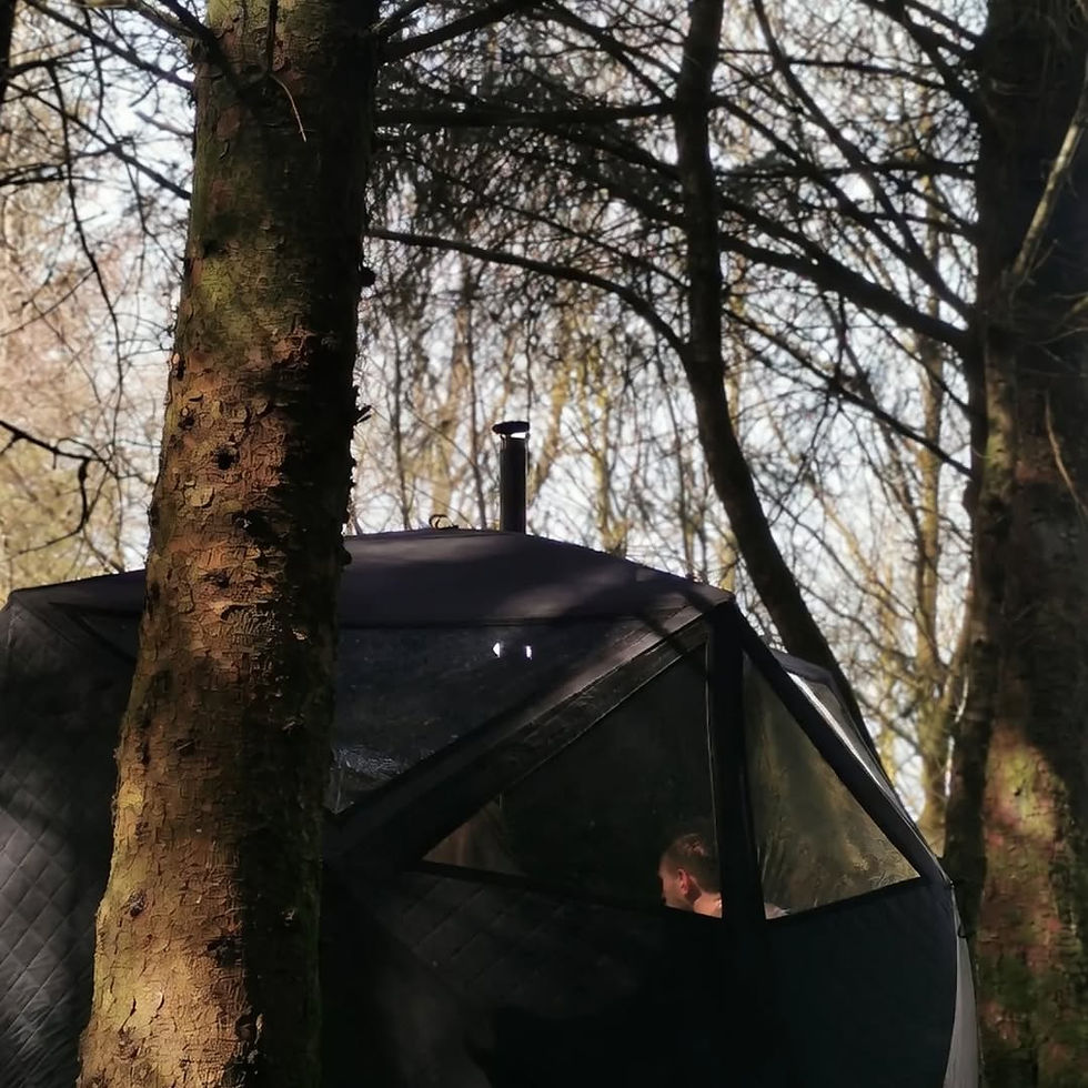 woodland sauna - gisburn forest