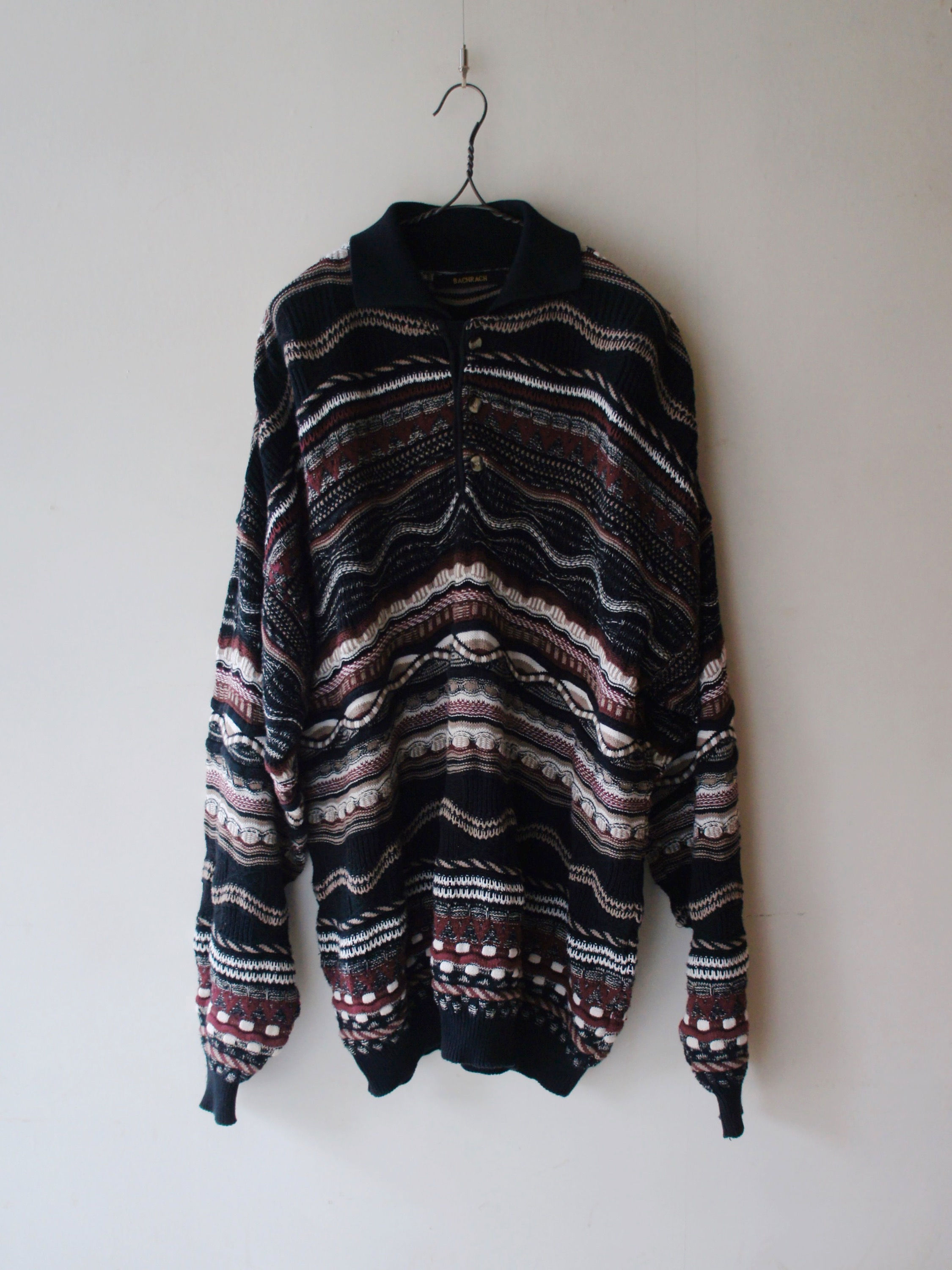 1990's 3D Polo Sweater