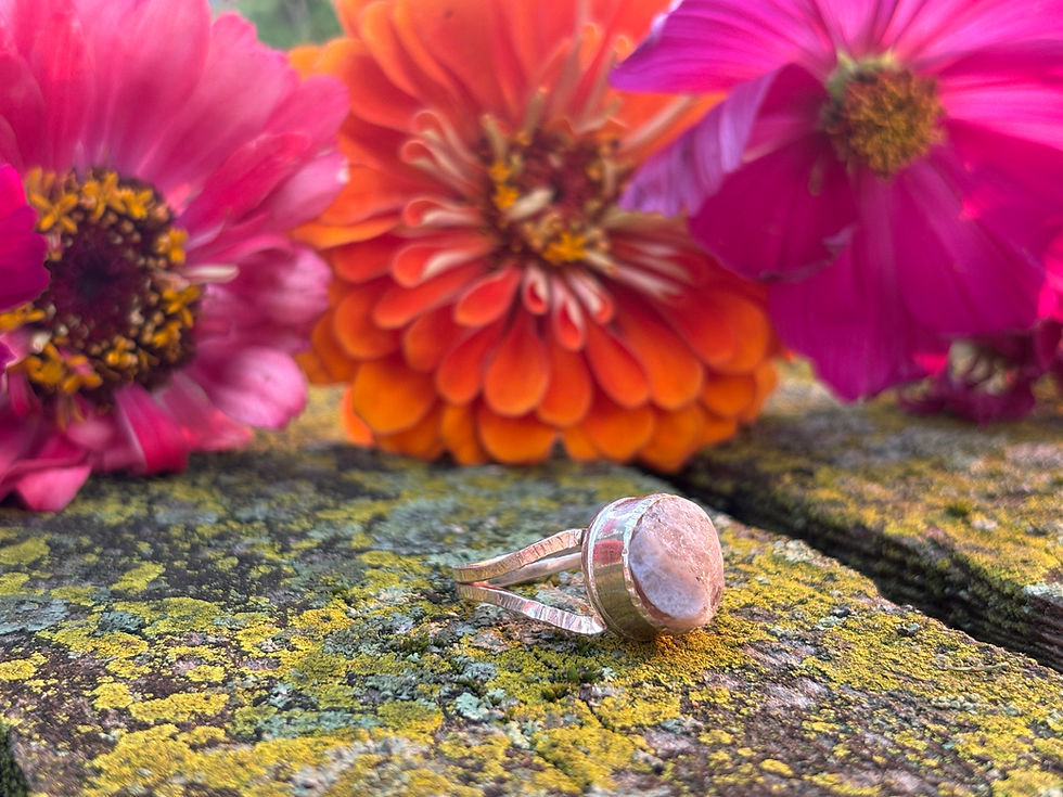 Thumbnail: MN Druzy Quartz Ring (size 7 1/2)