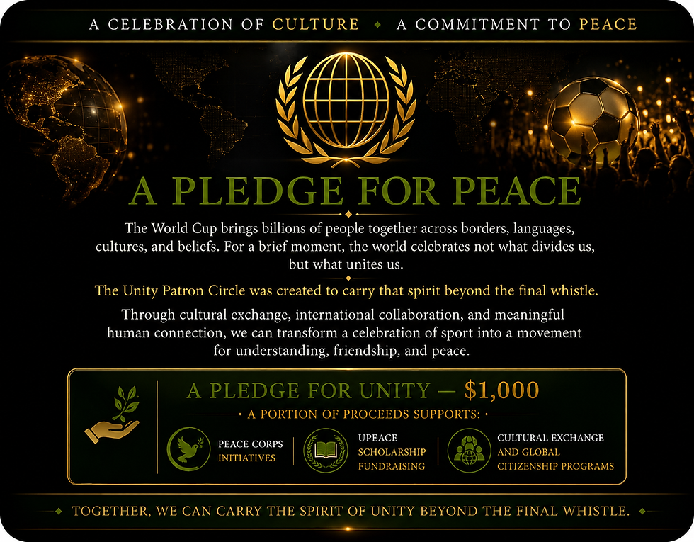 UNITY PLEDGES & DONATIONS