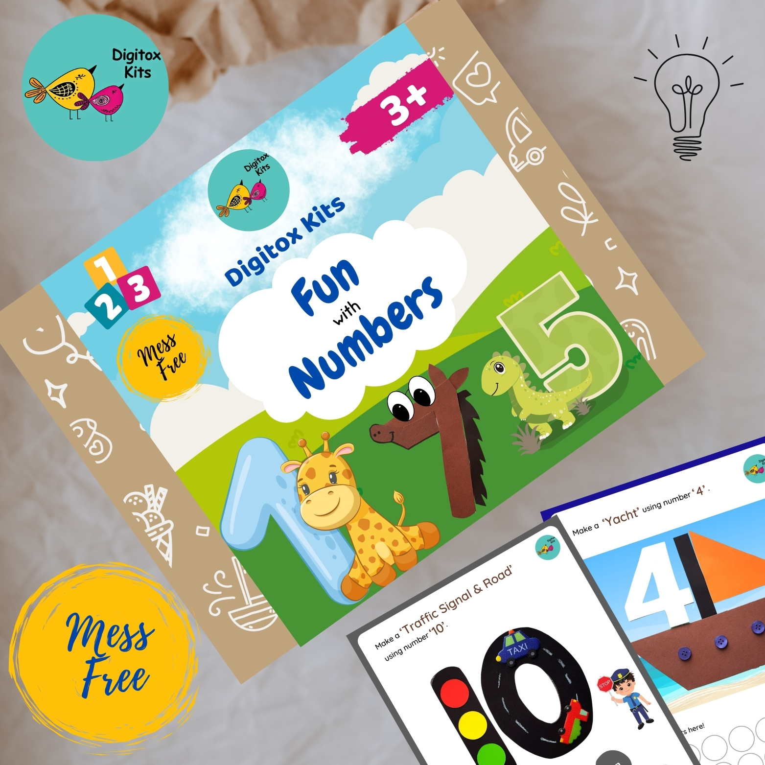 Digitox Kits DIY Numbers 1-10 Educational Learning Kit - Image 1