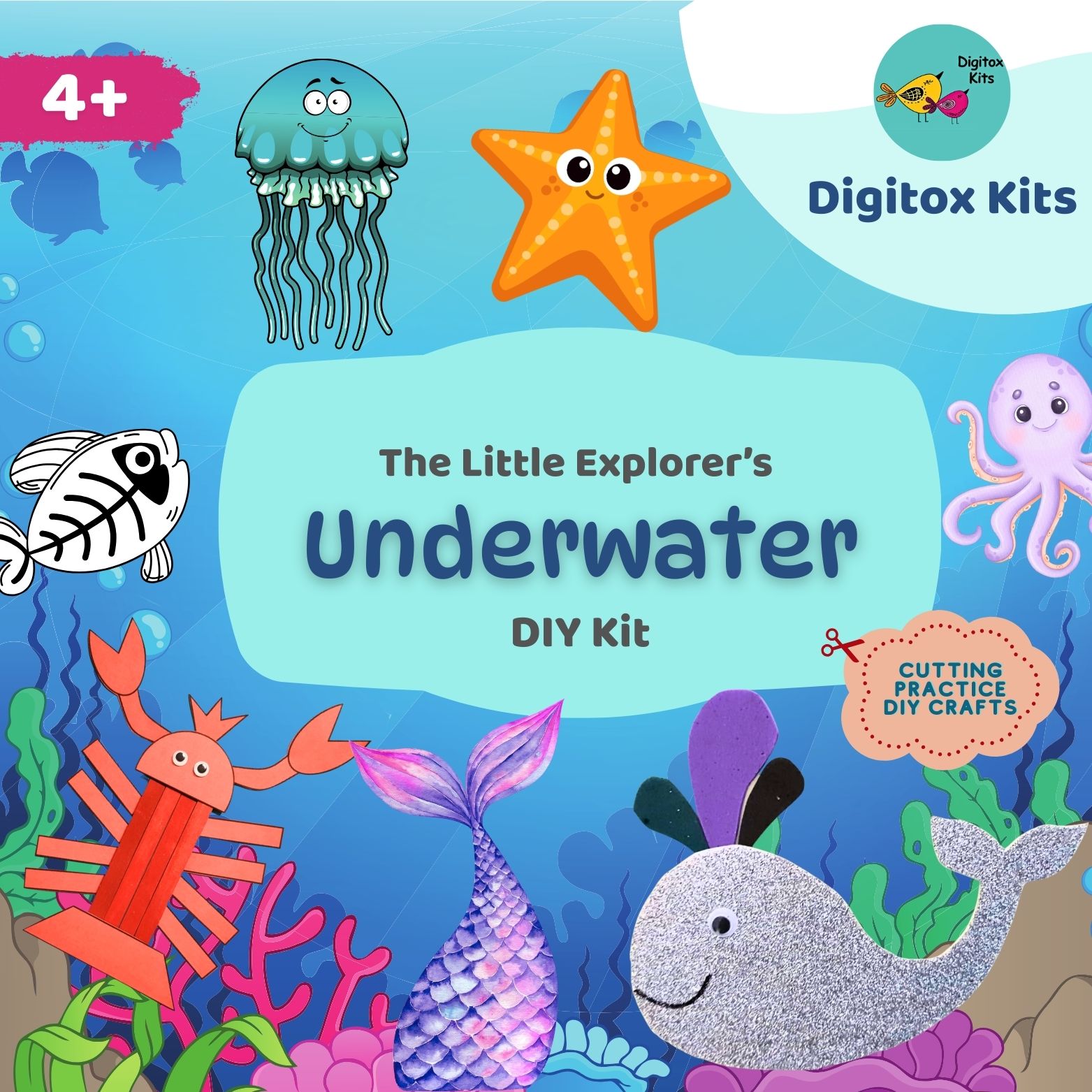 Digitox Kits DIY Underwater Educational Cutting and Crafting Kit - Image 2