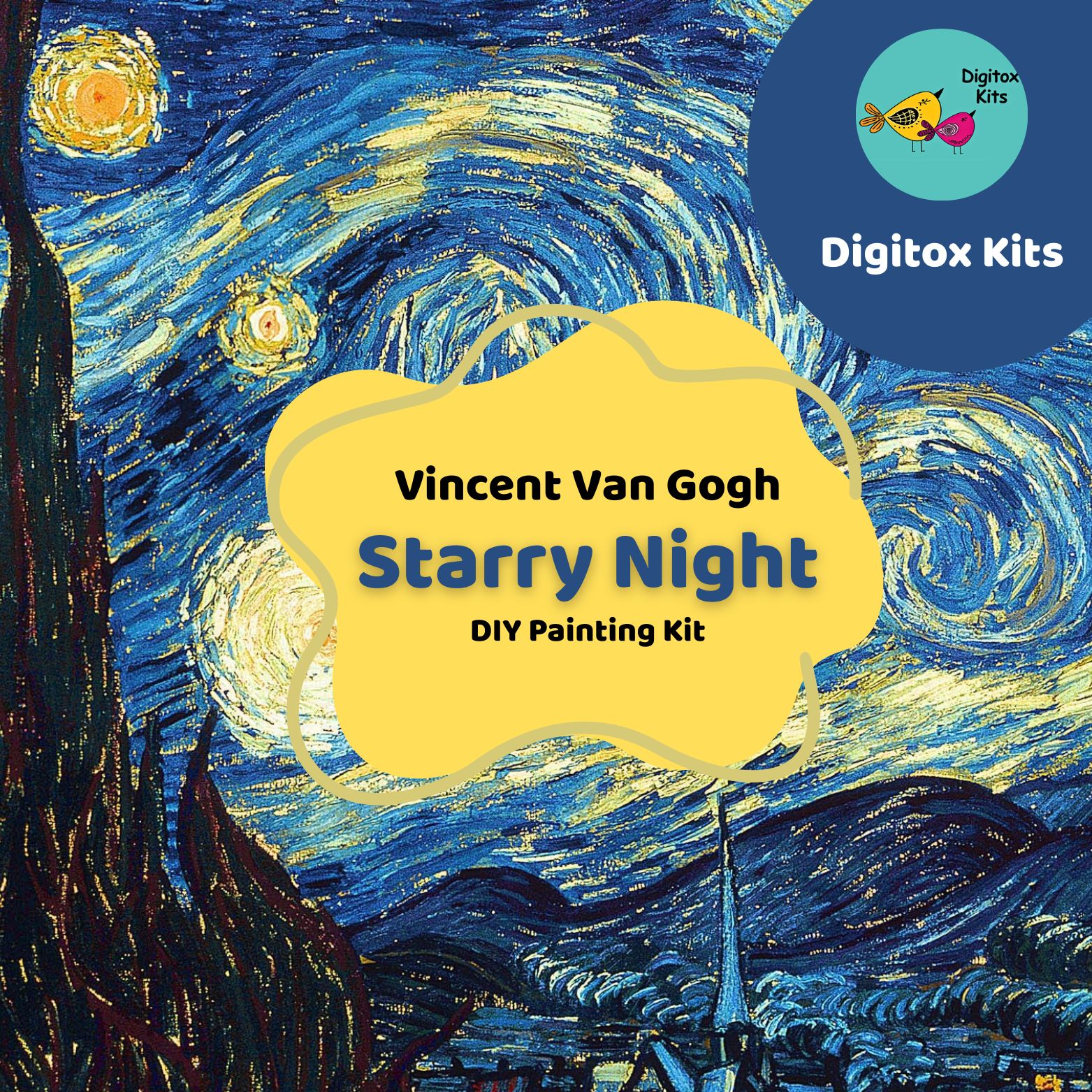 Digitox Kits DIY Starry Night Painting Kit - Image 1