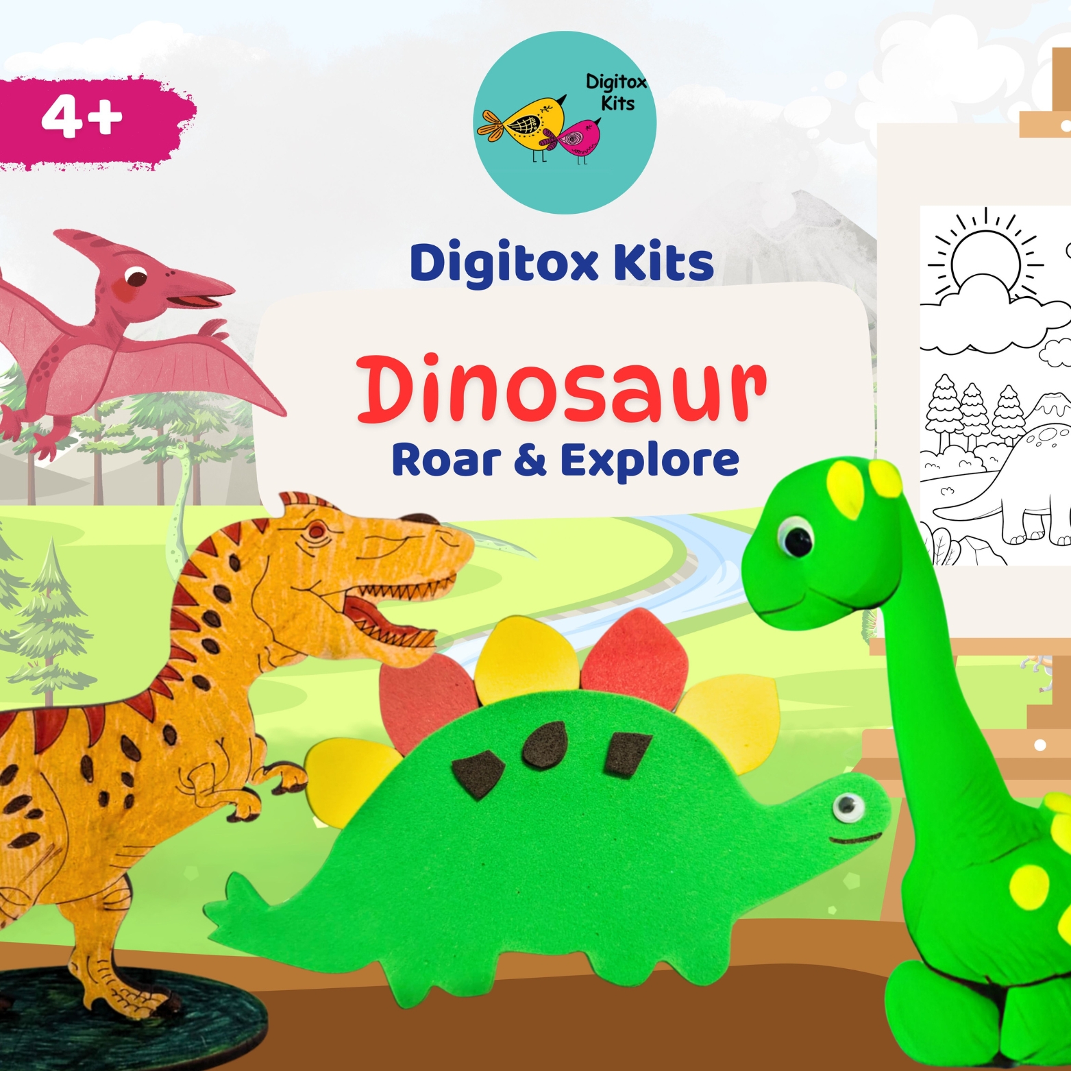 Digitox Kits DIY Dinosaur Learning Kit - Image 2