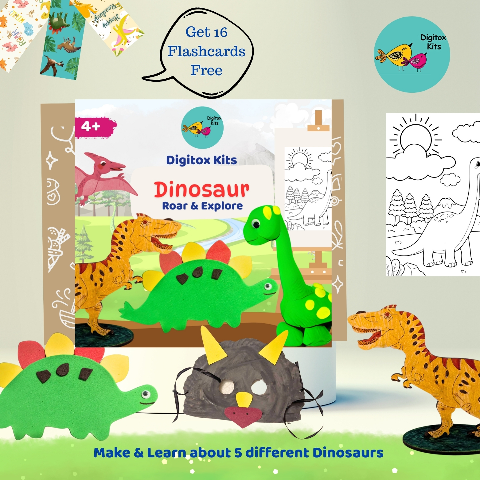 Digitox Kits DIY Dinosaur Learning Kit - Image 1