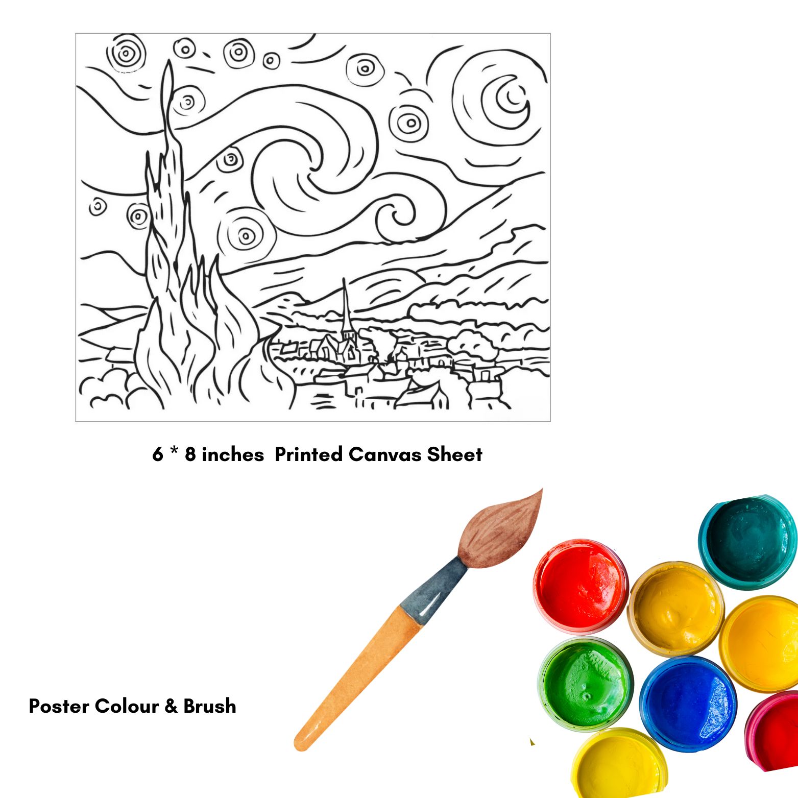 Digitox Kits DIY Starry Night Painting Kit - Image 2