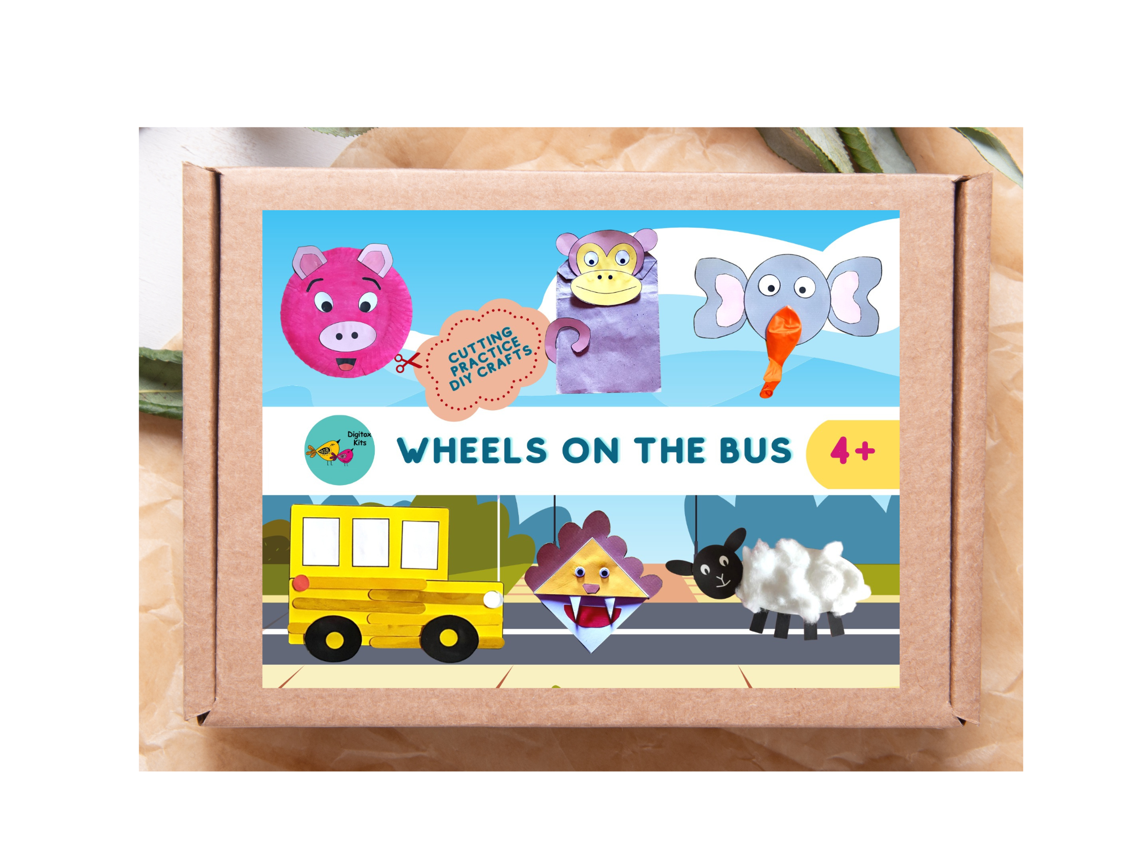 Digitox Kits Wheels On The Bus Cutting Practice - Image 1