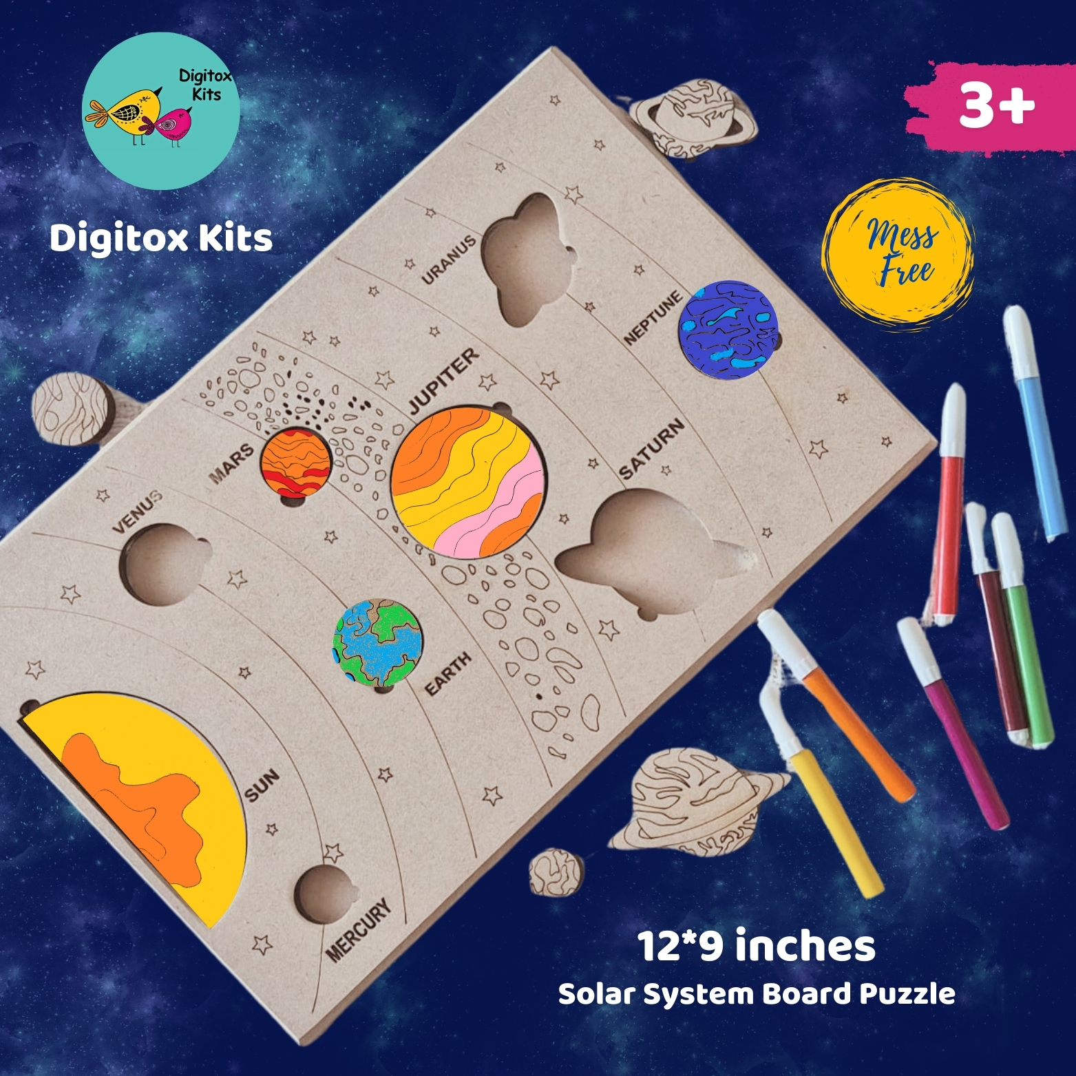 Digitox Kits DIY Solar System Puzzle - Image 1