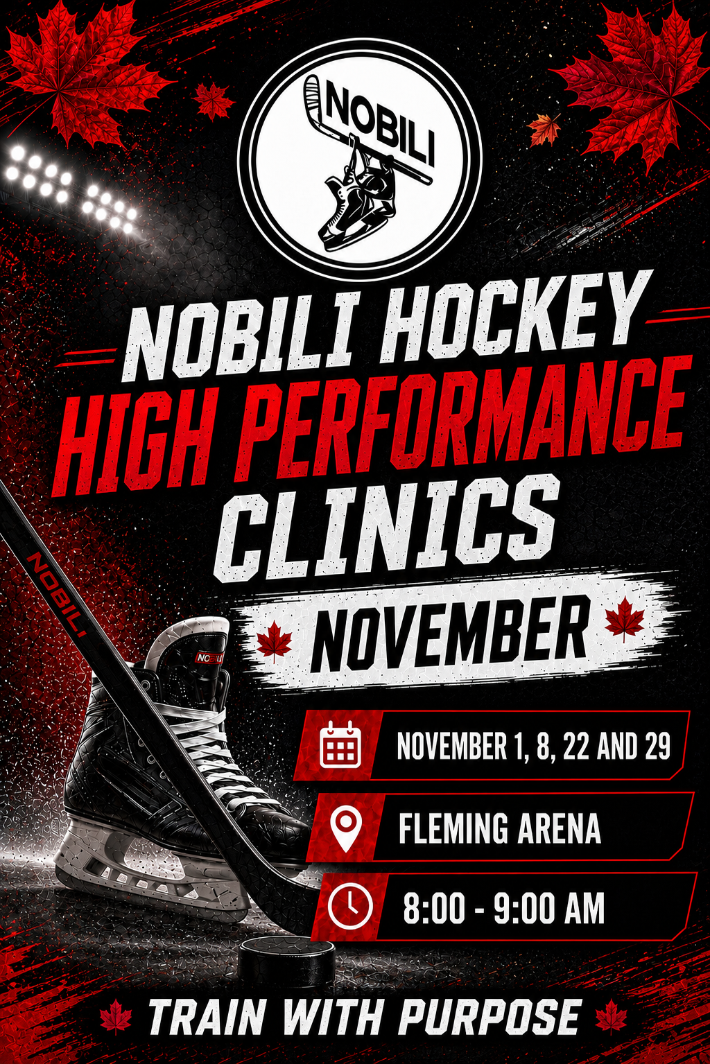 High Performance Clinics - November (GOALIES)