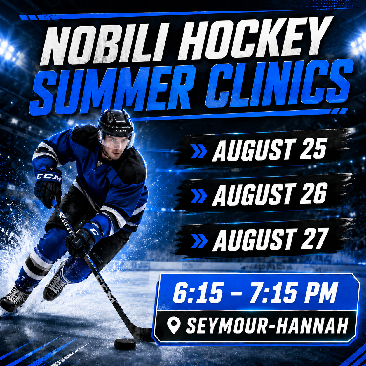 Summer Clinics @ Seymour-Hannah - SKATERS ONLY