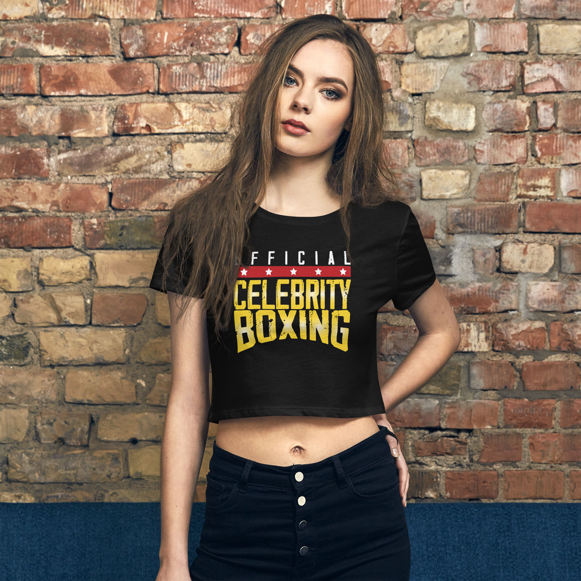 Celebrity Boxing Women’s Crop Tee