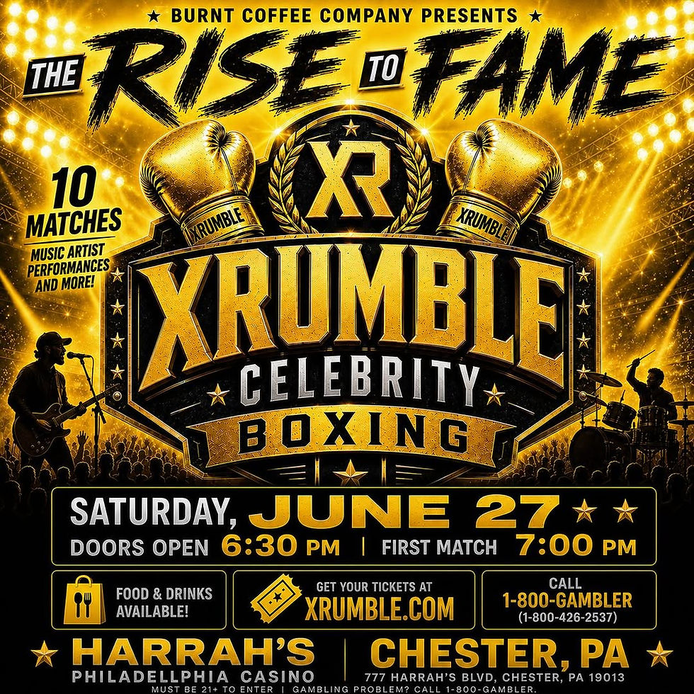 XRUMBLE BOXING: HARRAH'S PHILADELPHIA CASINO JUNE 27TH!