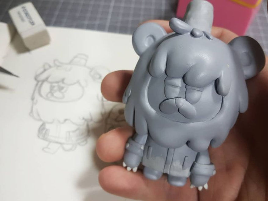 'Flow bear' Sculpt