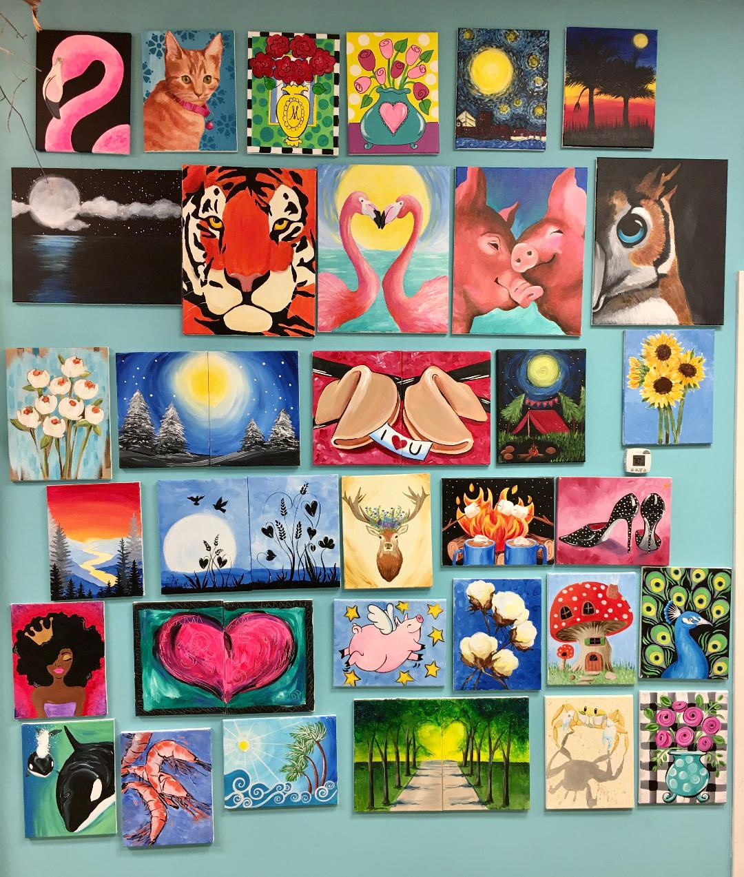 DIY Take Home Kit for 16x20" canvas & supplies