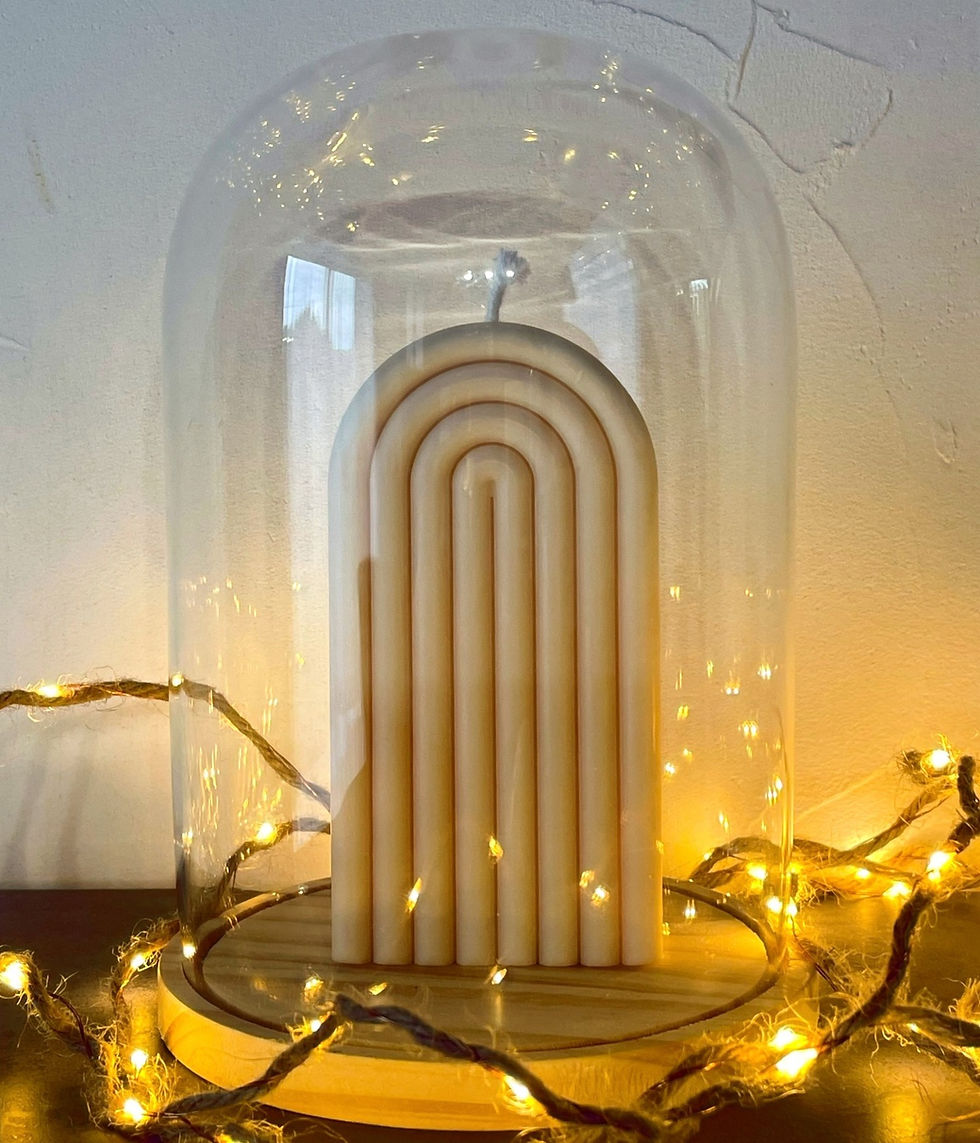 Bougie arc ivoire parfum nag champa