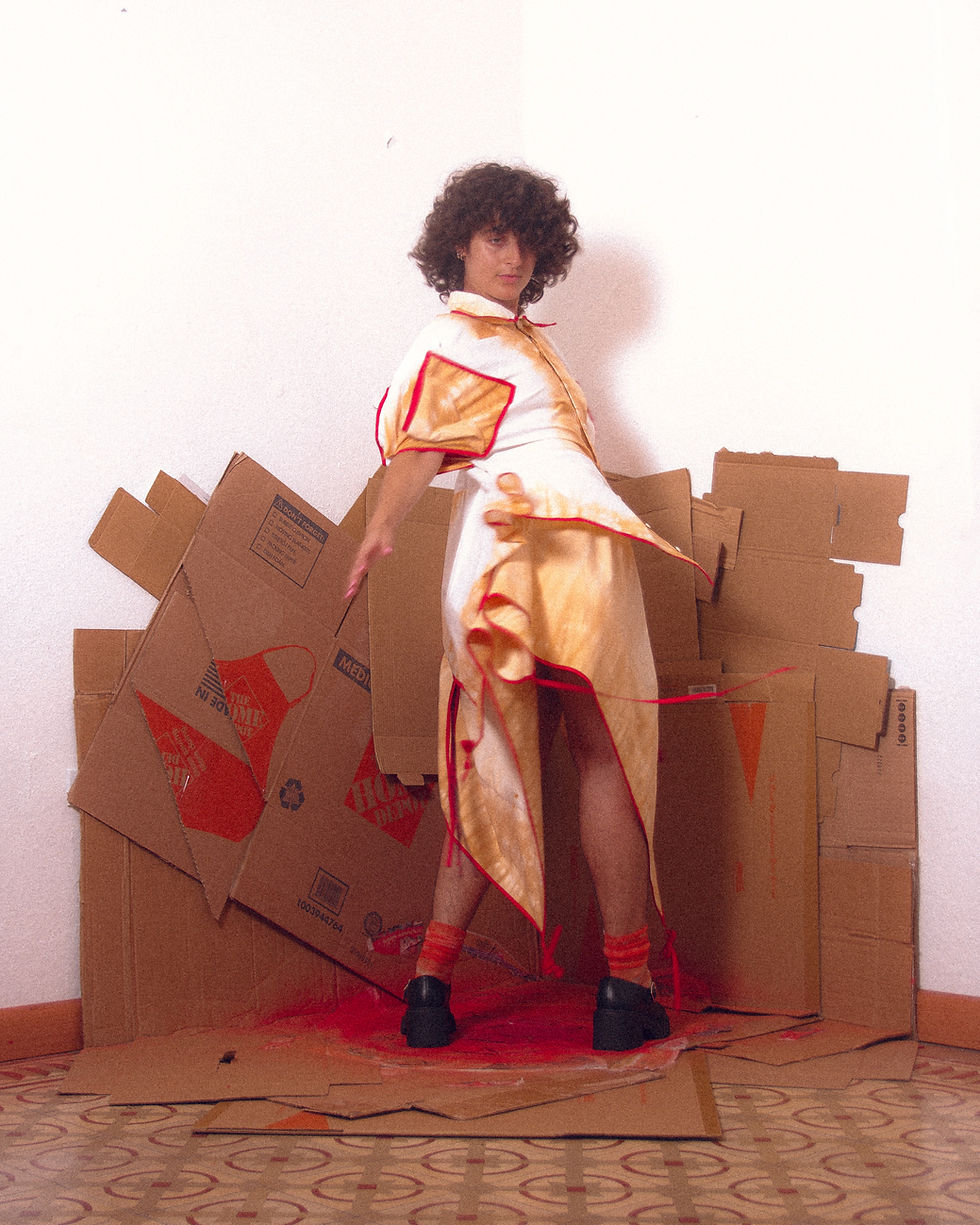 Thumbnail: FUEGO MUTANTE MODULAR BUTTON-UP BLOUSE