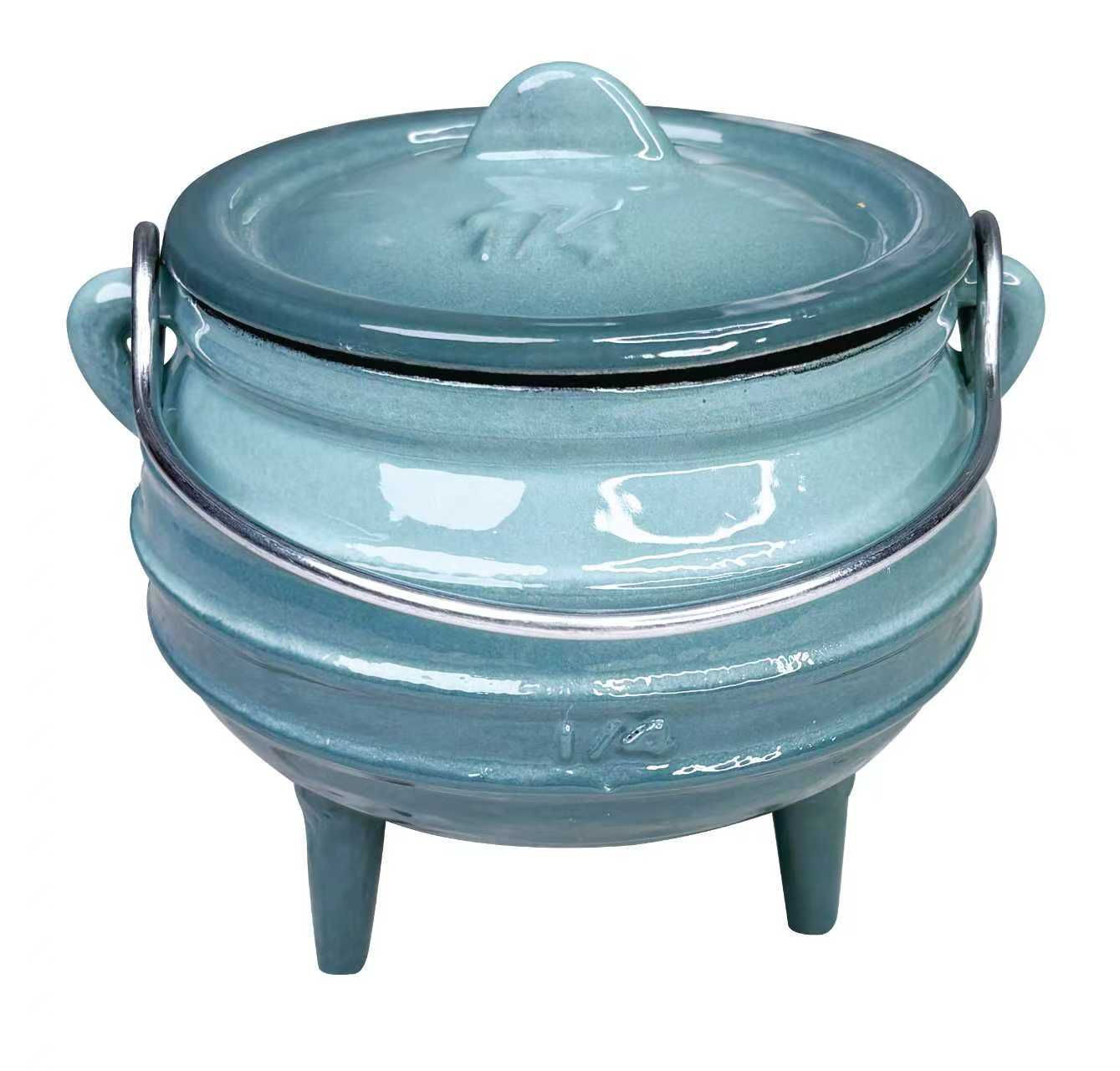 Cast Iron individual - 1/4 Potjie Pot - Sea Salt