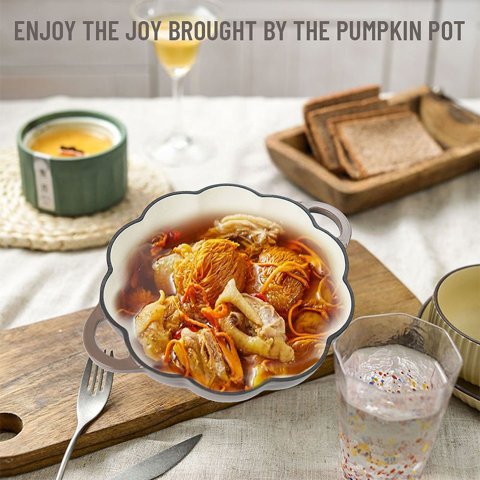 Thumbnail: Pumpkin Saucepan Cast Iron Grey