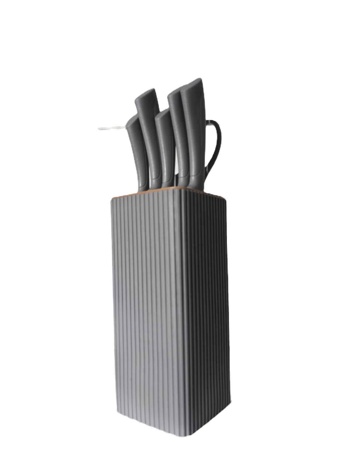 6PCS KNIFE SCISSOR SET-GREY