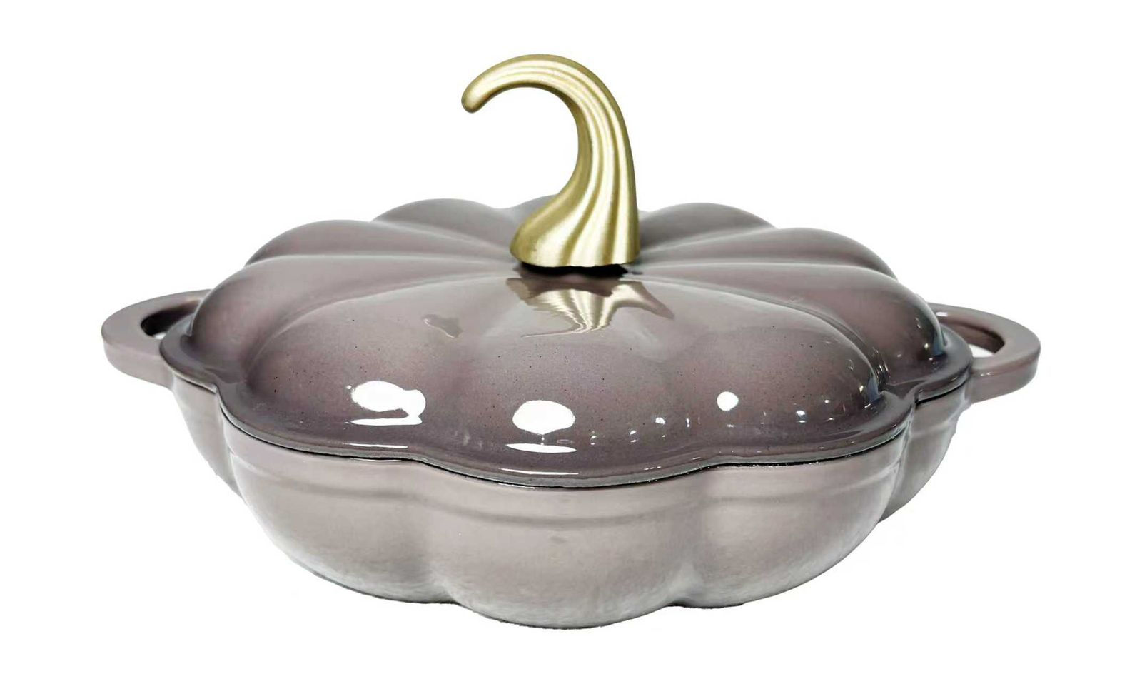 Pumpkin Saucepan Cast Iron Grey