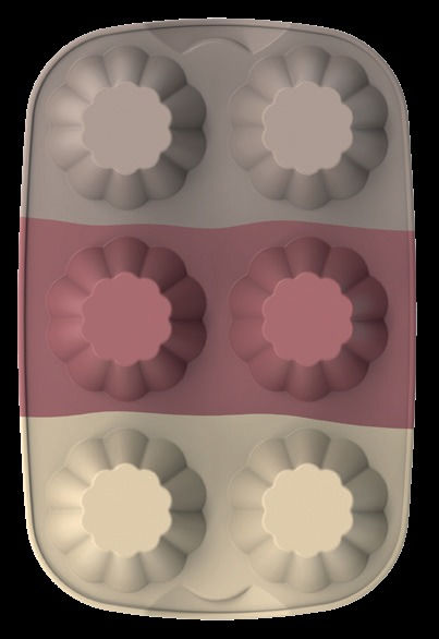 Thumbnail: 6 MIX CAVITIES MUFFIN MOLD