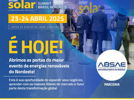 Começa hoje o Intersolar Summit Brasil Nordeste 2025: foco em inovação, negócios e sustentabilidade