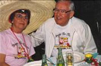 Dr. Phil Freitag and his senorita Rosemarie enjoy dinner together